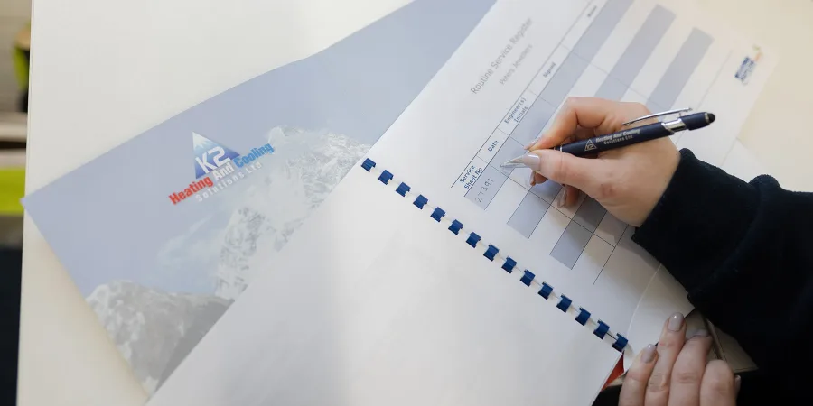 HVAC Maintenance log